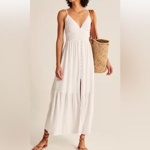 Abercrombie NWT Button-Through Maxi Dress